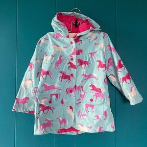 Hatley 4T Raincoat Horse Print